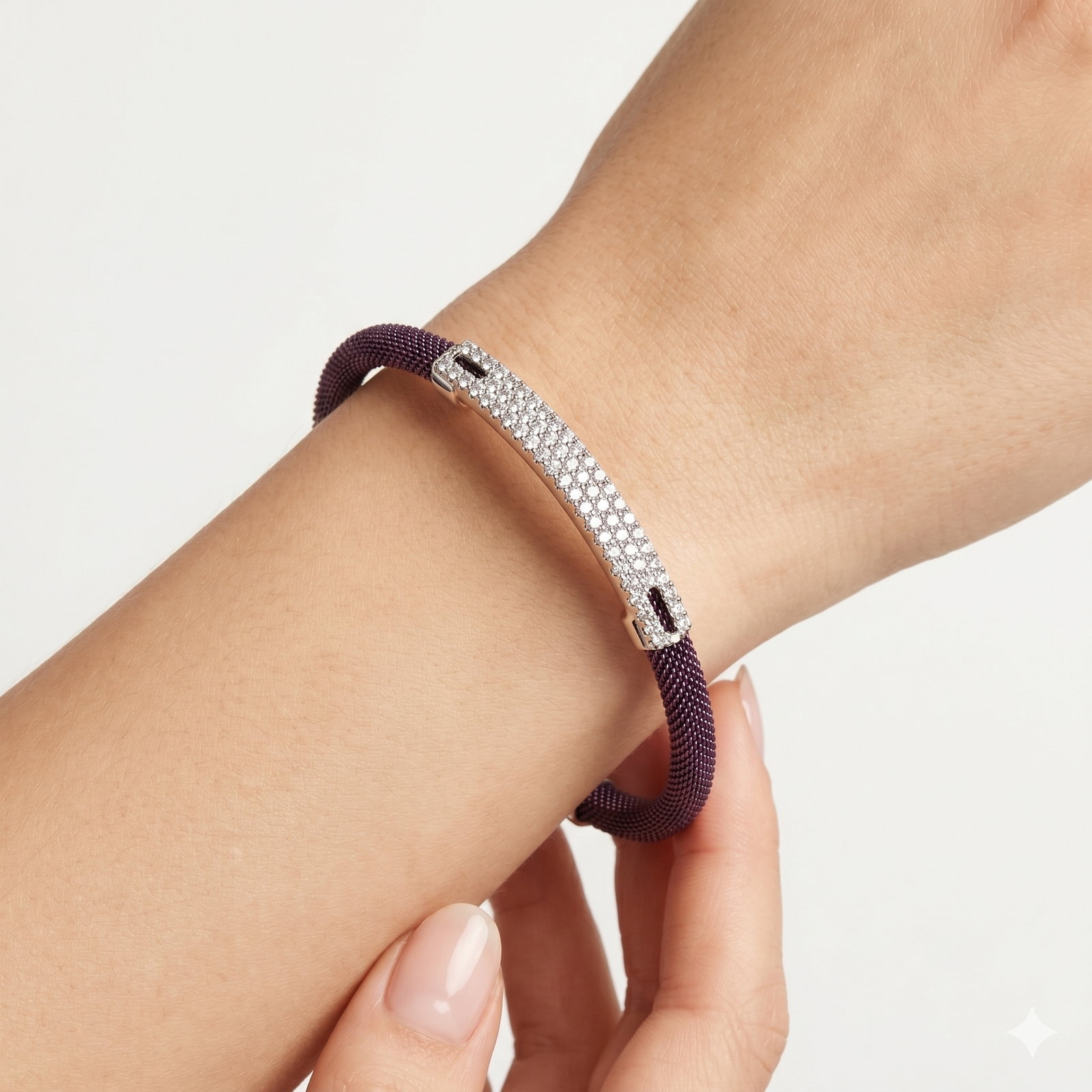 Pulseira Cabo Náutico com Zircônias