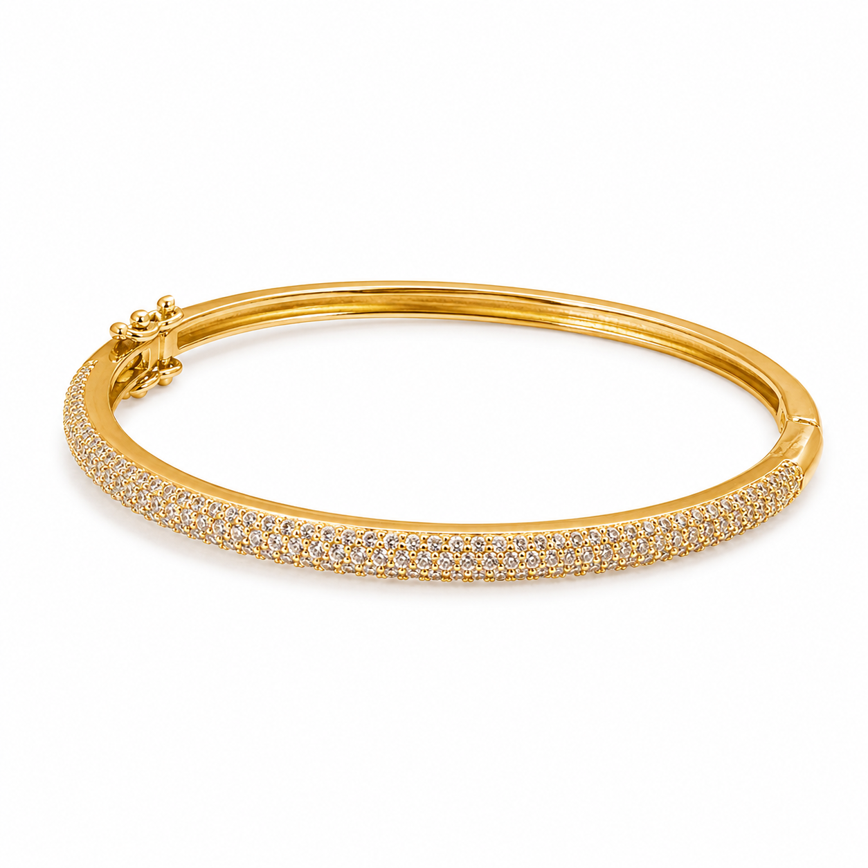 Bracelete Cravejado com Microzircônias - Imagem 2