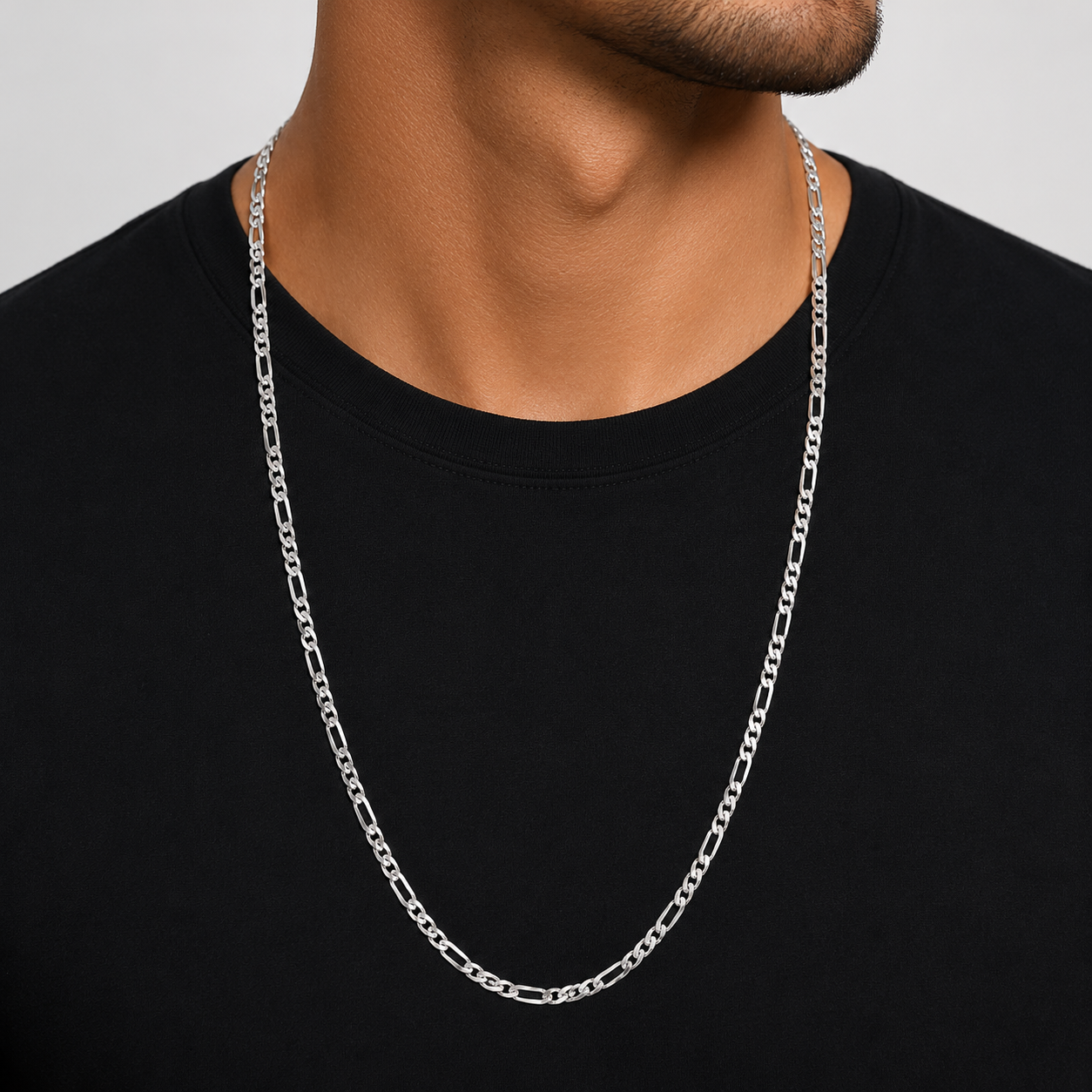 Colar Elo Masculino Prata 925