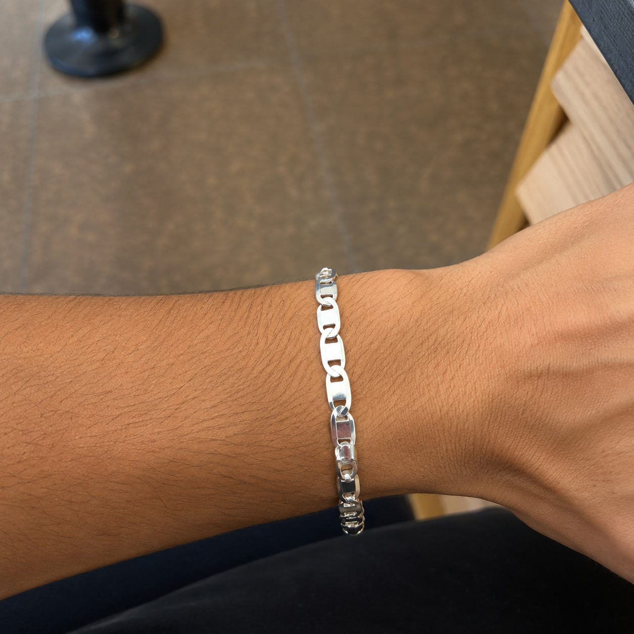 Pulseira Unissex Elo Cartier – Prata 925 - Imagem 3