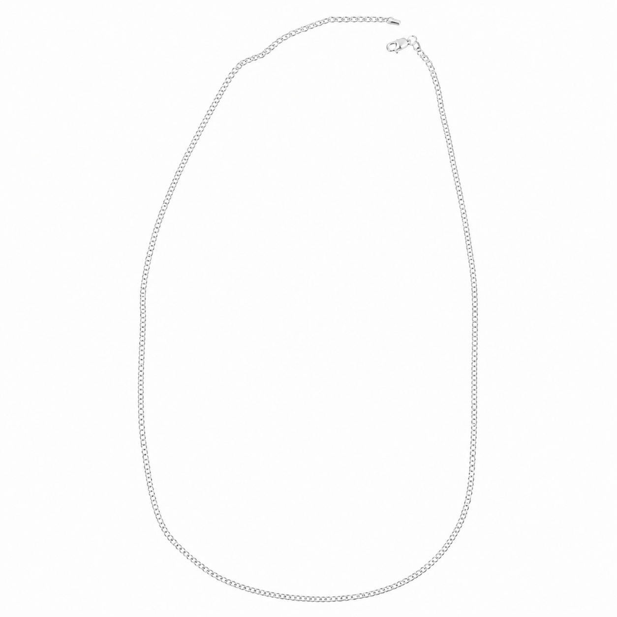 Colar Masculino em Prata 925 – Malha Veneziana 3mm - Imagem 2