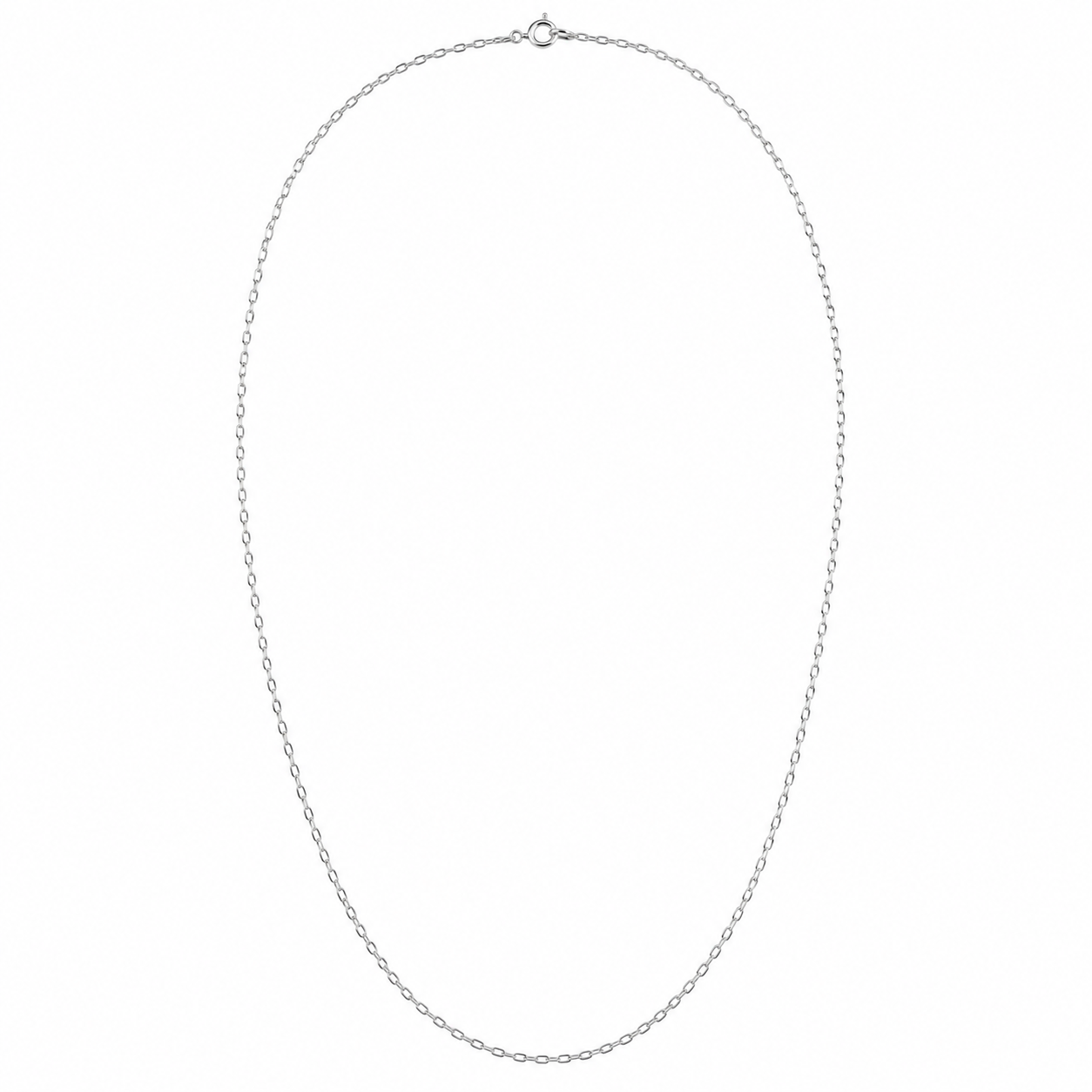 Colar Masculino em Prata 925 – Malha Cartier Fina 1x1 - Imagem 2
