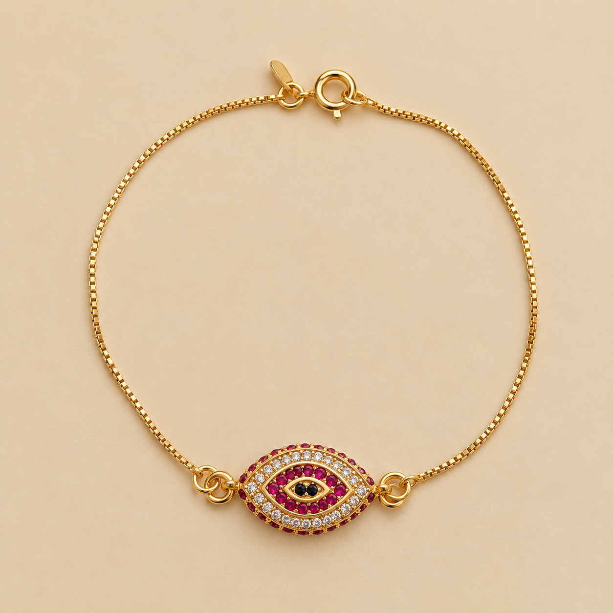 Pulseira Olho Grego com Zircônias - Imagem 2